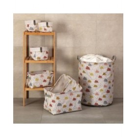 Cestino Versa Tessile 10 x 10 x 10 cm 14 x 14 x 14 cm 12 x 12 x 12 cm