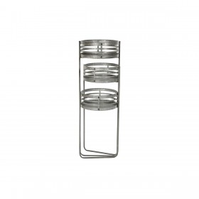Vaso DKD Home Decor 3 in 1 Grigio Metallo Ferro Loft (47 x 35 x 72 cm)