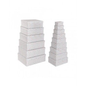 Set di Scatole Decorative Versa Cartone (15 Pezzi)