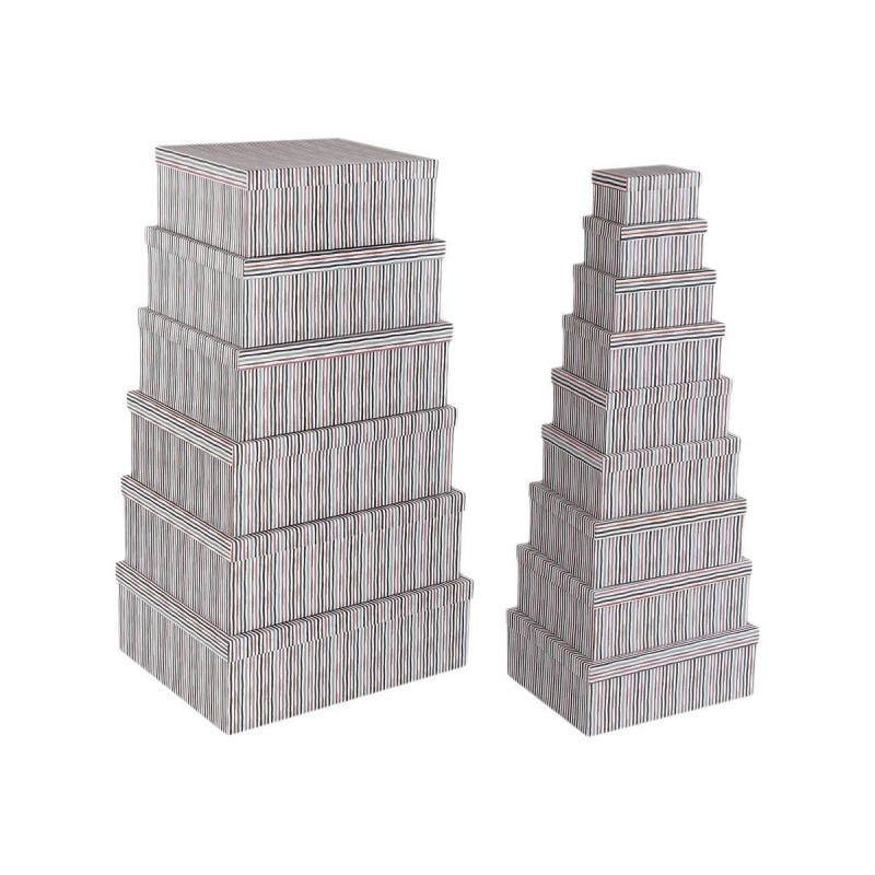 Set di Scatole Decorative Versa Cartone (15 Pezzi)