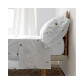Set di Lenzuola HappyFriday HF Mini Honey Multicolore Singolo 2 Pezzi