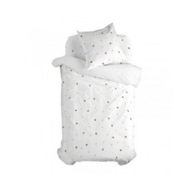 Set di copripiumino HappyFriday Mini Honey Multicolore Singolo 2 Pezzi