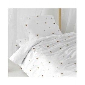 Set di copripiumino HappyFriday Mini Honey Multicolore Singolo 2 Pezzi
