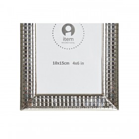 Cornice Portafoto DKD Home Decor Argentato Metallo Shabby Chic 12 x 2 x 17 cm
