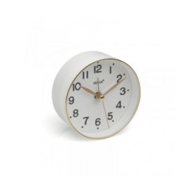 Orologio-Sveglia Versa Bianco Plastica