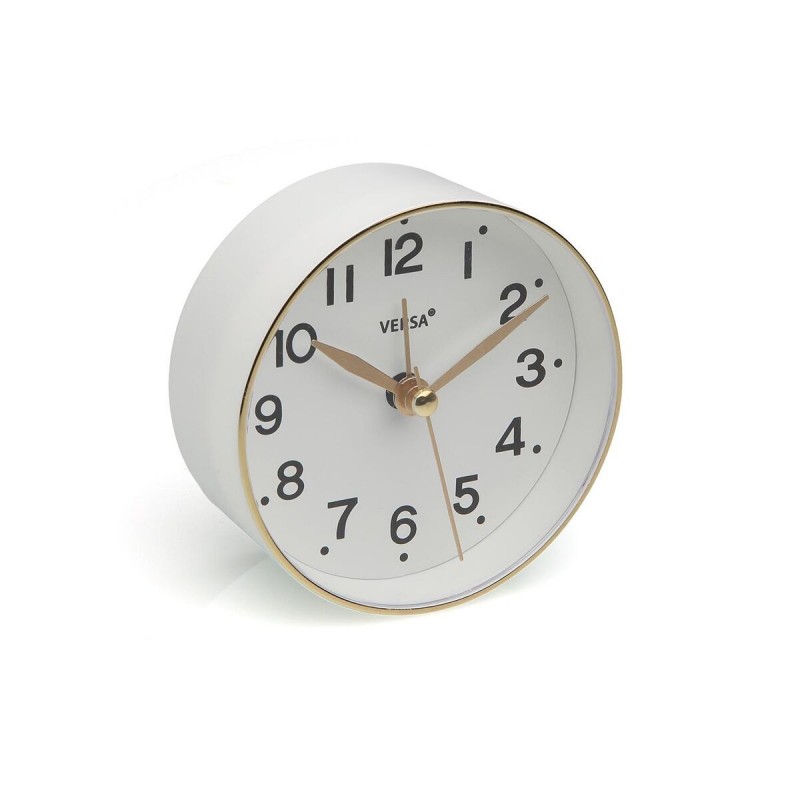 Orologio-Sveglia Versa Bianco Plastica