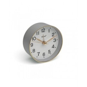 Orologio-Sveglia Versa Grigio Plastica