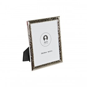 Cornice Portafoto DKD Home Decor Argentato Metallo 22 x 2 x 27 cm Tradizionale