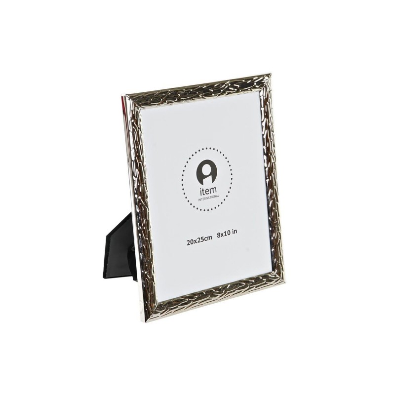 Cornice Portafoto DKD Home Decor Argentato Metallo 22 x 2 x 27 cm Tradizionale