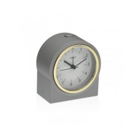 Orologio-Sveglia Versa Grigio Plastica