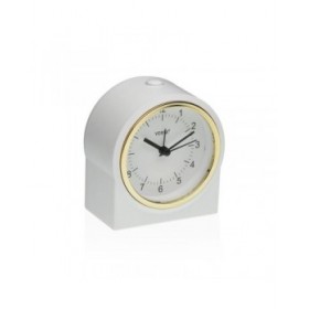 Orologio-Sveglia Versa Bianco Plastica