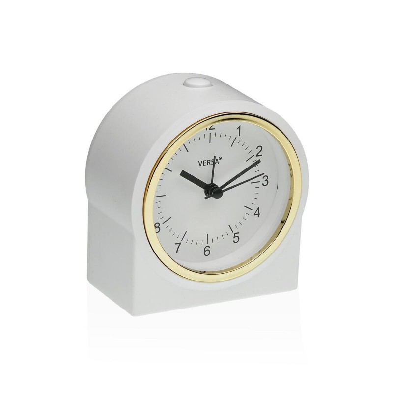 Orologio-Sveglia Versa Bianco Plastica