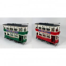Statua Decorativa DKD Home Decor Rosso Verde Treno Vintage 28 x 9 x 20 cm (2 Unità)