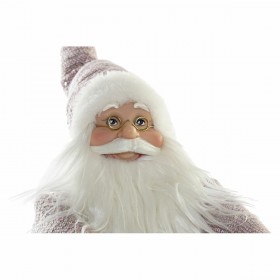 Decorazione Natalizia DKD Home Decor Multicolore Rosa Dorato Legno Metallo Babbo Natale 30 x 40 cm 42 x 25 x 48 cm