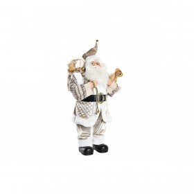 Decorazione DKD Home Decor Babbo Natale Grigio PVC 45 x 34 x 80 cm