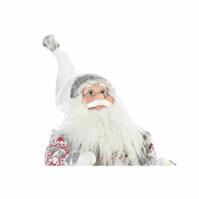 Decorazione Natalizia DKD Home Decor Babbo Natale Grigio Legno 42 x 22 x 48 cm