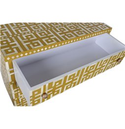 Decorazione DKD Home Decor Coni Natale LED Bianco Nero Rosso Naturale Argentato 20 x 20 x 80 cm (3 Pezzi)