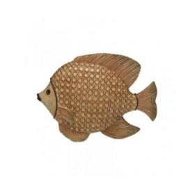 Statua Decorativa Versa Resina Pesce 17 x 14 x 29,5 cm