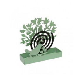 Supporto per spirali antizanzare Versa Verde Metallo 5 x 17 x 17 cm Albero