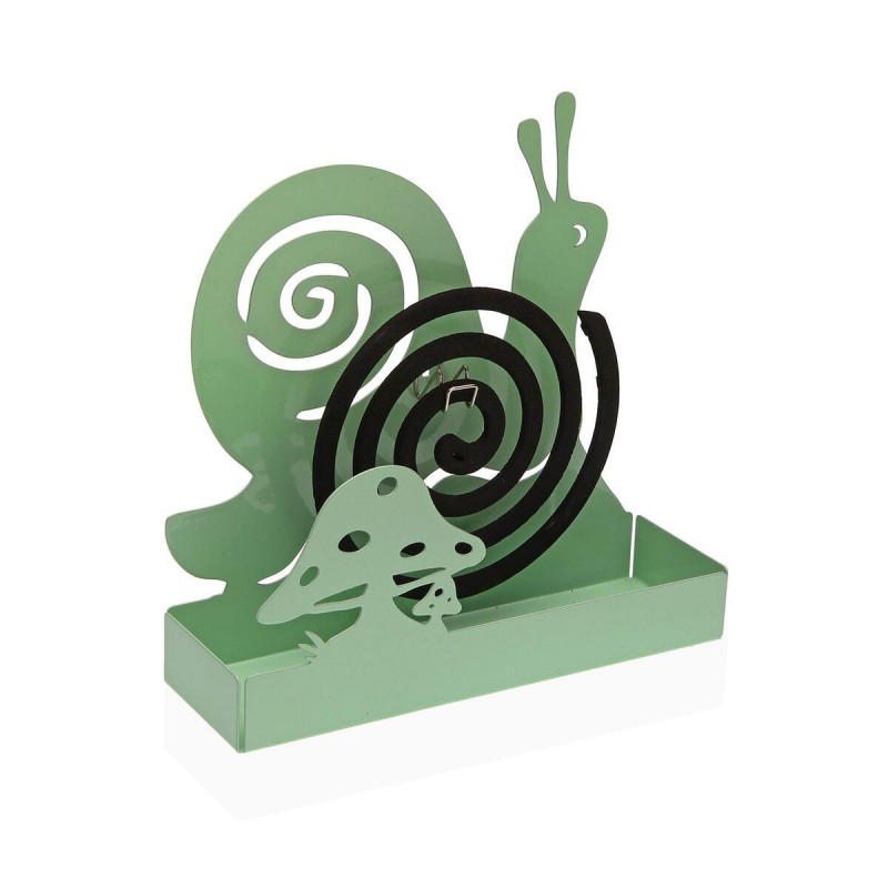 Supporto per spirali antizanzare Versa Verde Metallo 5 x 17 x 17 cm Caracol