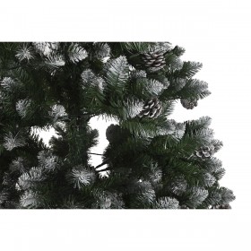 Albero di Natale DKD Home Decor Luce LED Verde Metallo Polietilene 130 x 130 x 218 cm