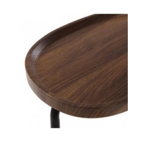Tavolo aggiuntivo Versa Nela Marrone 30 x 60 x 45 cm
