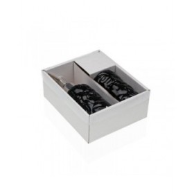 Set da Bagno Versa Nero Dolomite 6,8 x 17 x 6,8 cm