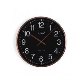Orologio da Parete Versa Nero Metallo
