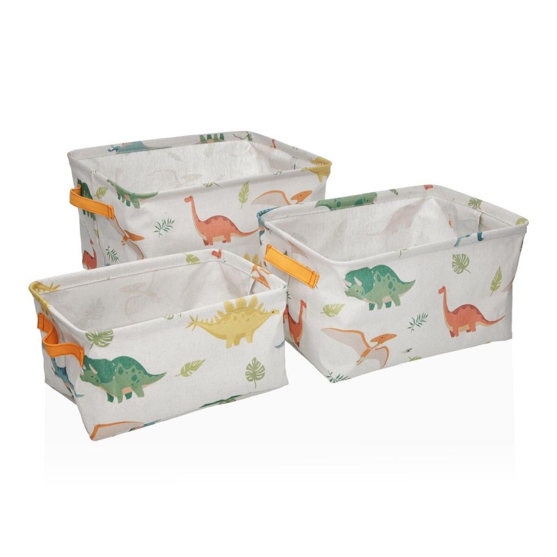 Cestino Versa Tessile 22 x 12 x 10 cm 18 x 14 x 28 cm 25 x 15 x 12 cm 28 x 18 x 14 cm