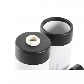 Set da Bagno DKD Home Decor Bianco Nero Bianco/Nero Metallo Resina Moderno 7,2 x 7,2 x 16,4 cm