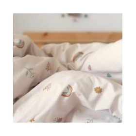 Set di copripiumino HappyFriday Mini Iris Multicolore 2 Pezzi