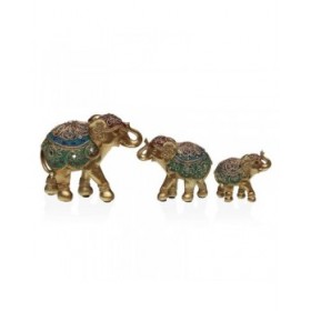 Statua Decorativa Versa Resina Elefante 4,5 X 11 X 9 CM