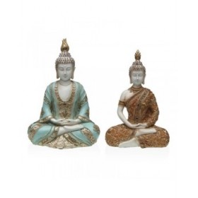 Statua Decorativa Versa Resina Buddha 11 X 30 X 20 CM