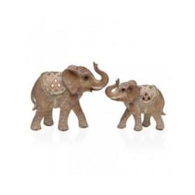 Statua Decorativa Versa Resina Elefante 5 X 11 X 12 CM
