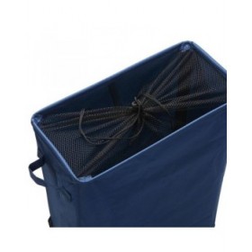 Cesto per i Panni Sporchi Versa Azzurro Minimalista 18,5 x 58 x 39 cm