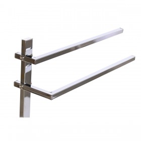 Portasciugamani da Terra DKD Home Decor Argentato MDF Acciaio (45 x 21 x 80 cm)