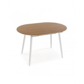 Tavolo da Pranzo Versa DOINYO  Bianco Metallo Legno MDF 80 x 75 x 160 cm