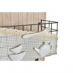 Appendiabiti da parete DKD Home Decor Legno Metallo 23 x 9 x 36 cm