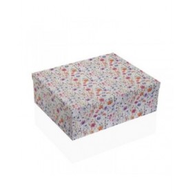 Set di Scatole Decorative Versa Cartone Fiori (15 Pezzi)