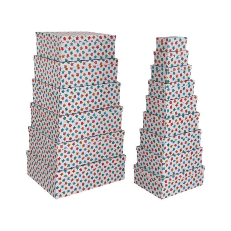 Set di Scatole Decorative Versa Cartone (15 Pezzi)