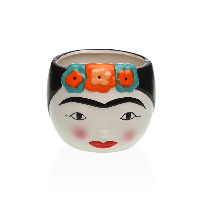 Vaso Versa Ceramica Escandinavo/Nórdico 14 x 12 x 14 cm Frida Kahlo