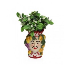 Vaso Versa KAMIR Ceramica Escandinavo/Nórdico 12 X 17,8 X 11,8 CM