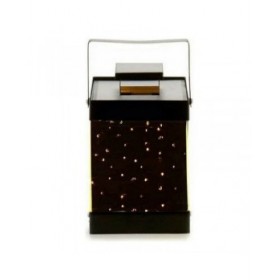 Torcia a LED Nero Specchio 12,5 x 18,5 x 12,5 cm