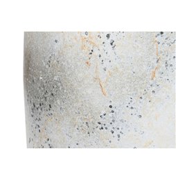 Orologio da Tavolo DKD Home Decor 23 x 16 x 13 cm Aereo Cristallo Argentato Dorato Ferro (2 Unità)