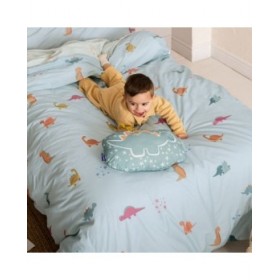 Set di copripiumino HappyFriday Mini dinosaur Multicolore Singolo 2 Pezzi