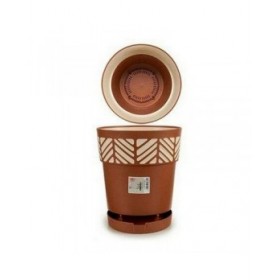 Vaso Stefanplast 8003507946019 Marrone Beige Terracotta Plastica 29 x 29 x 29 cm
