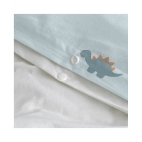Set di copripiumino HappyFriday Mini dinosaur Multicolore Singolo 2 Pezzi