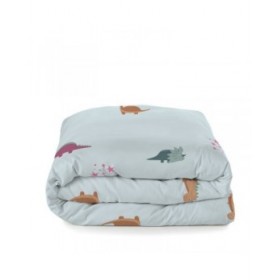Set di copripiumino HappyFriday Mini dinosaur Multicolore Singolo 2 Pezzi
