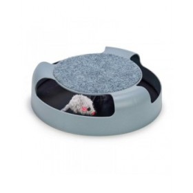 Giocattolo per gatti Mouse Rueda Grigio polipropilene 25 x 6,5 x 25 cm