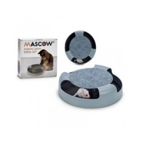 Giocattolo per gatti Mouse Rueda Grigio polipropilene 25 x 6,5 x 25 cm
